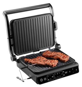 Concept ge3600 - Kontaktní gril s teplotní sondou GLASS 2000W/230V černá