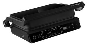 Concept ge3600 - Kontaktní gril s teplotní sondou GLASS 2000W/230V černá