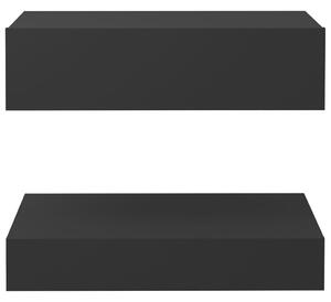 Noční stolek Allkaz - dřevotříska - 60x35 cm | šedý