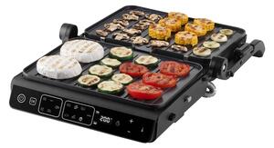 Concept ge3600 - Kontaktní gril s teplotní sondou GLASS 2000W/230V černá
