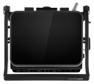 Concept ge3600 - Kontaktní gril s teplotní sondou GLASS 2000W/230V černá