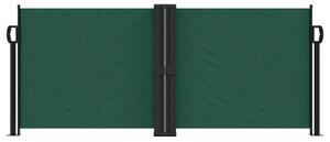 Zatahovací boční markýza tmavě zelená 100 x 600 cm