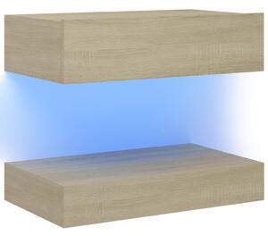Noční stolek dub sonoma 60 x 35 cm dřevotříska