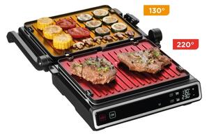 Concept ge3550 - Kontaktní gril s teplotní sondou 2000W/230V černá