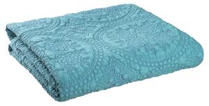 Tyrkysový vintage přehoz na jednolůžkové postele Quilt 181 - 180*260 cm