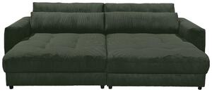 POHOVKA BIG SOFA, textil, kompozitní dřevo, tmavě zelená MID.YOU - Pohovky, Online Only