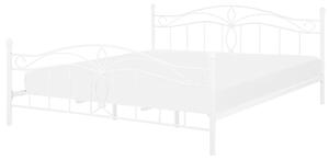 Postel Kov ANTLIA 180 x 200 cm Bílá