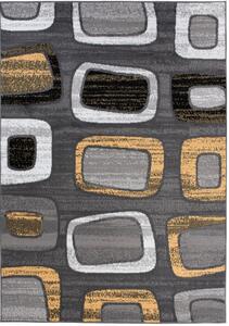 Kusový koberec PP Candy šedožlutý 120x170cm