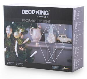 DecoKing Industriální vánoční osvětlení CALOS 25,5 cm bílé