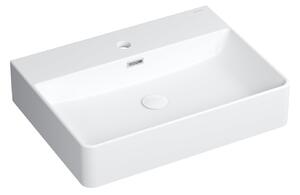 Omnires Garland umyvadlo 60x43 cm obdélníkový na pult bílá GARLAND600BP