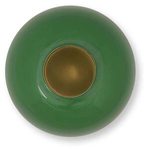 Pip Studio kovová váza kulatá zelená, 23 cm