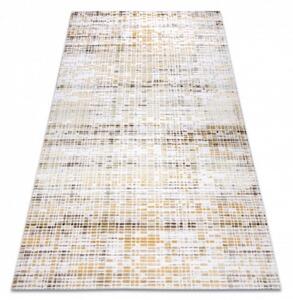 Luxusní kusový koberec akryl Edan žlutý 80x150cm