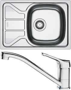 Set Franke N94 (dřez FLN 611-62/44 + baterie FB 250 BASIC NEW Chrom) 101.0731.372