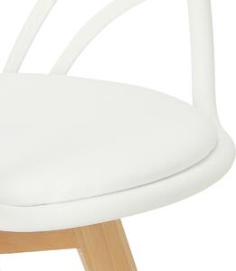 Židle Sirena s područkami bílá