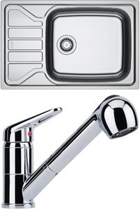 Set Franke N101 (dřez FLN 611-78 LB + baterie FC 9547.031 Chrom) 101.0731.380