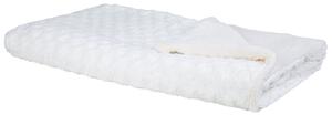 Přikrývka na postel KANDILLI 200 x 220 cm Krémově bílá
