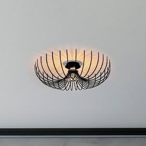 Stropní svítidlo Aspendos N-639, černé, kov, Ø 56 cm