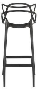 Židle barová Lexi černá