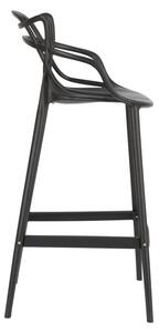 Židle barová Lexi černá