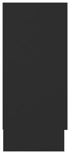 Příborník Macius - dřevotříska - 120x30,5x70 cm | černý