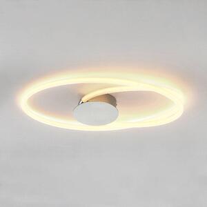 Lucande - Ovala LED Stropní Lampa Ø72 Chrome - Lampemesteren