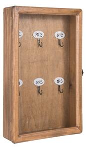 Dřevěná skříňka na klíče - 24*7*38 cm