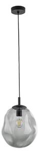 Sol Mini závěsné svítidlo, sklo, Ø 25 cm, černá/grafitově šedá