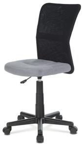 Dětská židle BAMBI šedo/černá