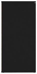 Příborník Cornell - dřevotříska - 160x36x75 cm | černý