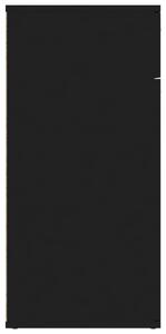 Příborník Cornell - dřevotříska - 80x36x75 cm | černý