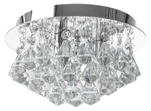Toolight - Křišťálové závěsné svítidlo G9 3x40W APP1039-C, chromová, OSW-06822