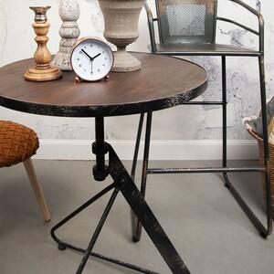 Kovový designový stolek Industrial - Ø 61*60 cm