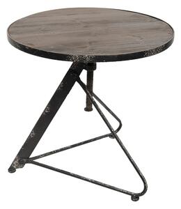 Kovový designový stolek Industrial - Ø 61*60 cm