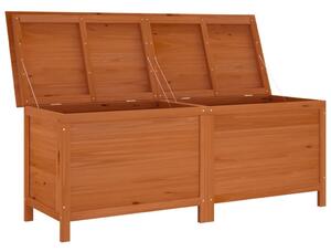 Zahradní úložný box hnědý 150x50x56,5 cm masivní jedlové dřevo