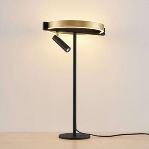 Lucande - Matwei LED Ring Stolní Lampa Brass - Lampemesteren
