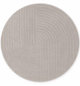 Vikosa, Kusový koberec Vikosa Arcura 106270 Light Grey kruh, 120x120 (průměr) kruh, šedá, ložnice