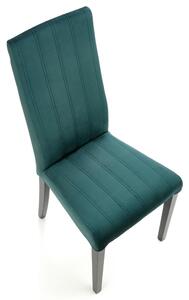 Jídelní židle DAIGU 2 tmavě zelená/černá