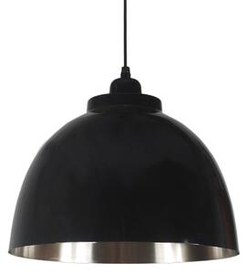 Černé závěsné kovové světlo Capri - Ø 32*22 cm