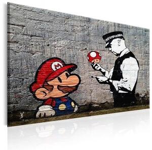 Obraz - Mario and Cop by Banksy