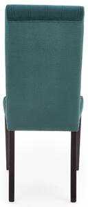 Jídelní židle DAIGU 2 tmavě zelená/černá