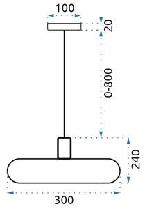 Toolight Lamp APP668-1CP