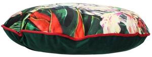 Sametový polštář s výplní Kakadu - Ø 45 cm