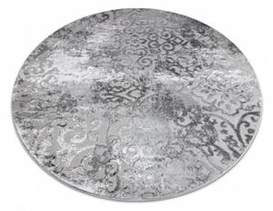 Kusový koberec Cory šedý kruh 100cm