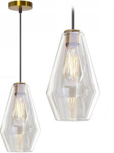 Toolight - skleněná závěsná svítilna E27 60W APP438-1CP, OSW-00568