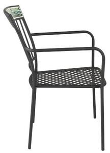 Kovová zahradní židle Square Mosaic - Ø53*57*85 cm