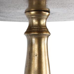 Kovový odkládací stolek Tavola Bronze - Ø47 * 64 cm