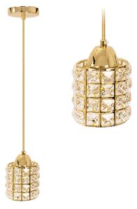 Toolight - Stropní svítidlo Crystal Gold APP724-1CP, zlatá, OSW-06874