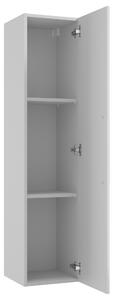 Vysoká koupelnová skříňka DORADO C32 bílá/bílá lesk