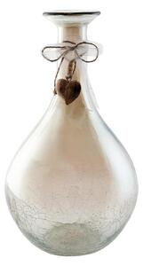 Dekorativní skleněná váza s popraskáním - Ø21*38 cm