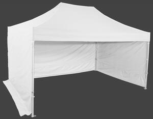 Nůžkový stan 3x4,5m - Profi hliníkový hexagon, Bílá